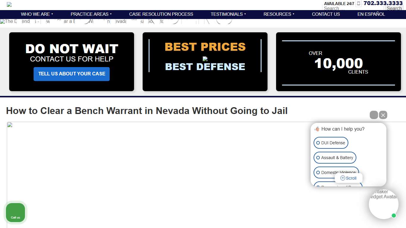 How to Clear a Bench Warrant in Nevada Without Going to Jail The Defenders